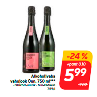 Allahindlus - Alkoholivaba vahujook Õun, 750 ml***