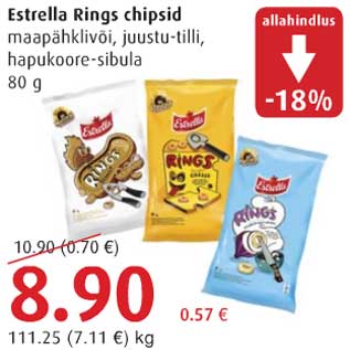 Allahindlus - Estrella Rings chipsid