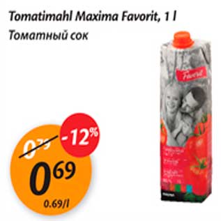 Allahindlus - Tomatimahl Maxima Favorit, 1 l