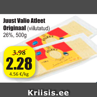 Allahindlus - Juust Valio Atleet Originaal