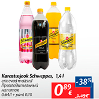 Allahindlus - Karastusjook Schweppes, 1,4 l