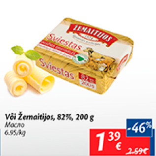 Allahindlus - Või Žemaitijos, 82%, 200 g