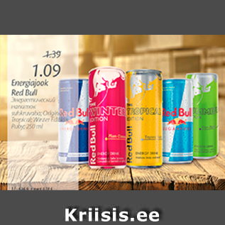 Allahindlus - Energiajook Red Bull