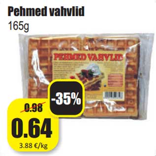 Allahindlus - Pehmed vahvlid 165g