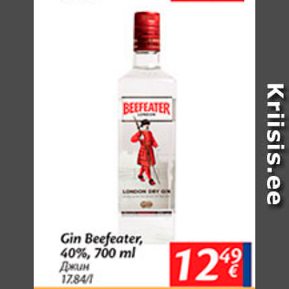 Allahindlus - Gin Beefeater