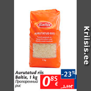 Allahindlus - Aurutatud riis Baltix, 1 kg