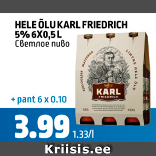 Allahindlus - HELE ÕLU KARL FRIEDRICH