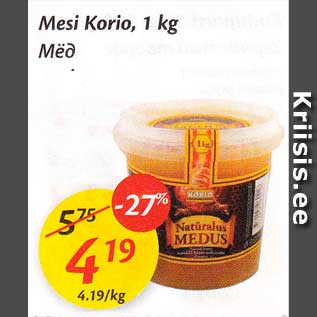 Allahindlus - Mesi Korio, 1 kg