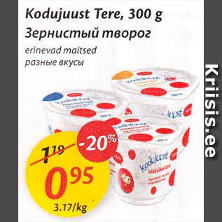 Allahindlus - Kodujuust Tere,300 g