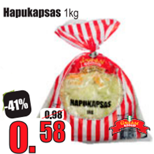 Allahindlus - Hapukapsas 1 kg