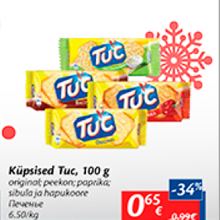 Allahindlus - Küpsised Tuc, 100 g