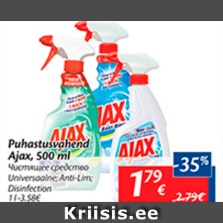 Allahindlus - Puhastusvahend Ajax, 500 ml