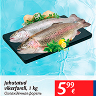 Allahindlus - Jahutatud vikerforell, 1 kg