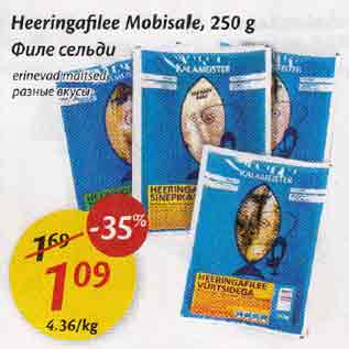 Allahindlus - Heeringafilee Mobisale, 250 g