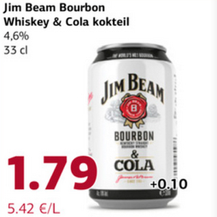 Allahindlus - Jim Beam Bourbon Whiskey & Cola kokteil