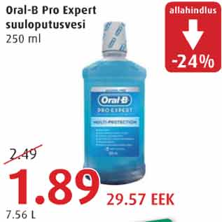 Allahindlus - Oral-B Pro Expert suuloputusvesi