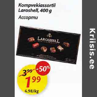 Allahindlus - Kompvekiassortii Laroshell, 400g