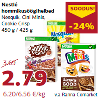 Allahindlus - Nestlé hommikusöögihelbed