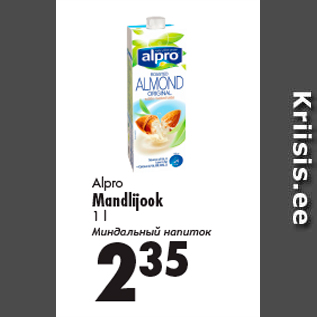 Allahindlus - Alpro Mandlijook 1 l