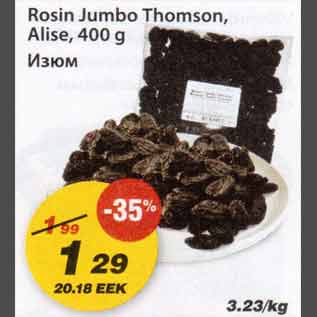 Allahindlus - Rosin Jumbo Thomson, Alise