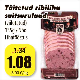 Allahindlus - Täitetud ribiliha suitsurulaad