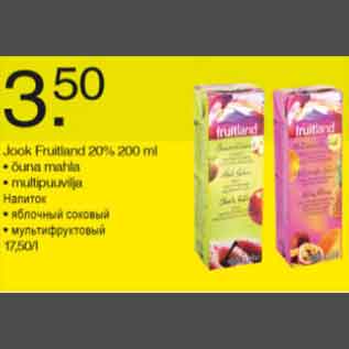 Allahindlus - Jook Fruitland 20%