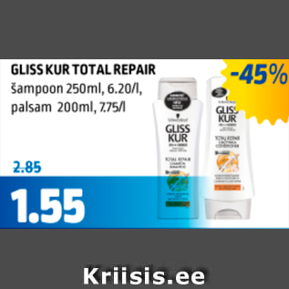 Allahindlus - GLISS KUR TOTAL REPAIR