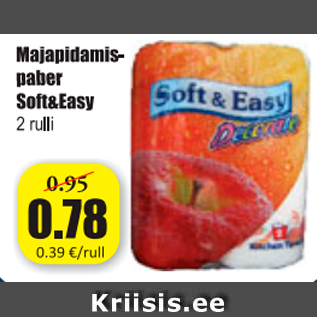 Allahindlus - Majapidamispaber Soft&Easy