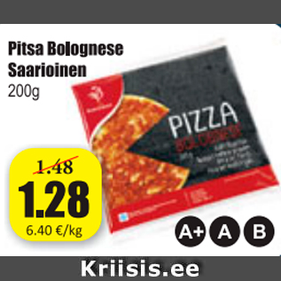 Allahindlus - Pitsa Bolognese Saarioinen 200 g