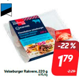 Allahindlus - Veiseburger Rakvere, 220 g