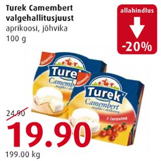 Allahindlus - Turek Camembert valgehallitusjuust