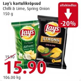 Allahindlus - Lays kartulikrõpsud