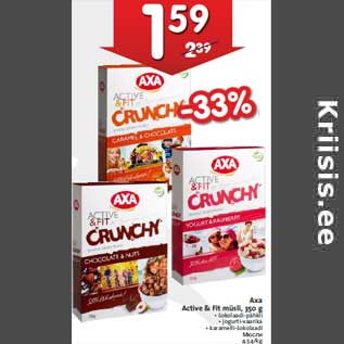 Allahindlus - Axa Active & Fit müsli, 350 g