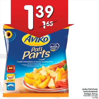 Allahindlus - Aviko Pati-Parts kartulisektorid koorga, 600 g