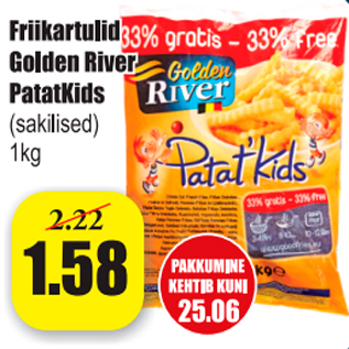 Allahindlus - Friikartulid Golden River PatatKids