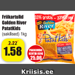 Allahindlus - Friikartulid Golden River PatatKids