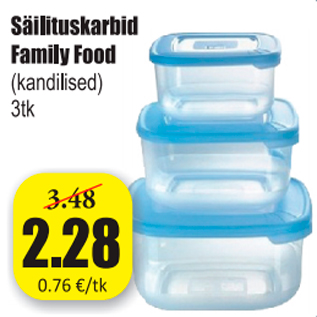 Allahindlus - Säilituskarbid Family Food