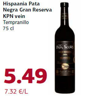 Allahindlus - Hispaania Pata Negra Gran Reserva KPN vein