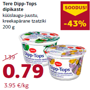 Allahindlus - Tere Dipp-Tops dipikaste