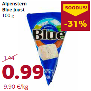 Allahindlus - Alpenstern Blue juust 100 g