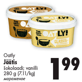 Allahindlus - Oatly Jäätis