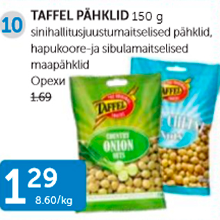 Allahindlus - TAFFEL PÄHKEL 150 G