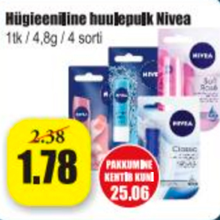 Allahindlus - Hügieeniline huulepulk Nivea