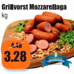 Allahindlus - Grillvorst Mozzarellaga kg