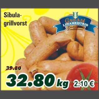 Allahindlus - Sibula-grillvorst