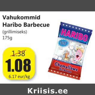 Allahindlus - Vahukommid Haribo Barbecue