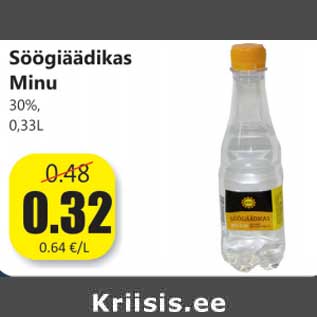 Allahindlus - Söögiäädikas Mini