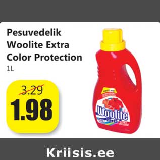 Allahindlus - Pesuvedelik Woolite Extra Color Protection