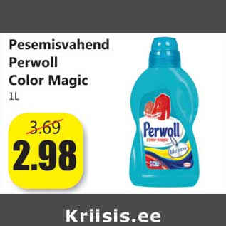 Allahindlus - Pesumisvahend Perwoll Color Magic