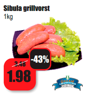 Allahindlus - Sibula grillvorst 1kg